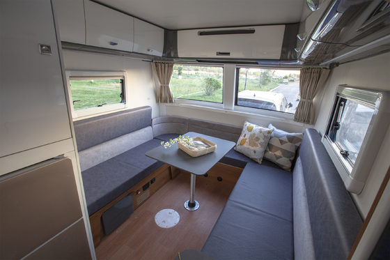 Electric Travel Trailer RV 100km/H Leisure Camper Trailer Xiaomi TV
