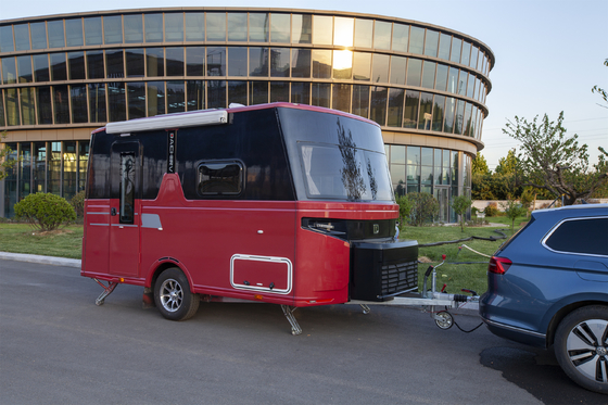 Electric Travel Trailer RV 100km/H Leisure Camper Trailer Xiaomi TV
