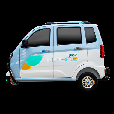 Cartoon Electric Passenger Tricycle Road Legal 3 Wheel Enclosed Electric Tricycle