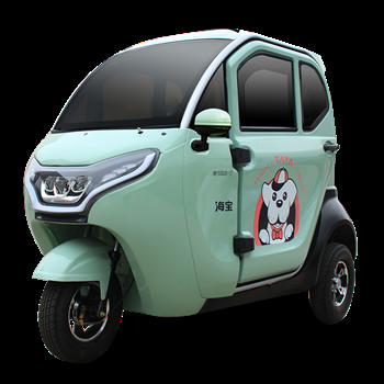 Tourist Electric Passenger Tricycle Enclosed Electric Tricycle For Adults