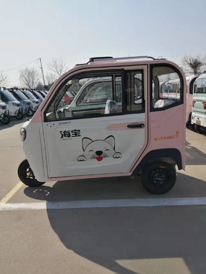 800W Enclosed Scooter Trike Road Legal Enclosed Electric Tricycle For Adults