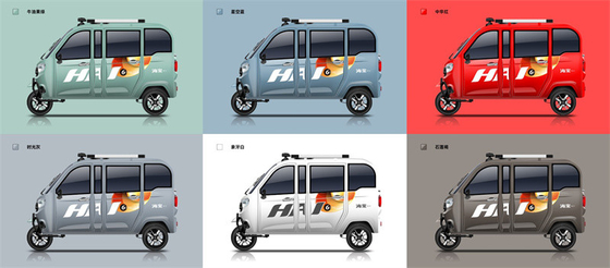 1000W Electric Passenger Tricycle Legal Electric Moped Mini Electric Tricycle
