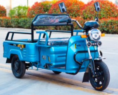 48V - 60V 500W Adult Small Electric Cargo Tricycle Scooter Family Use